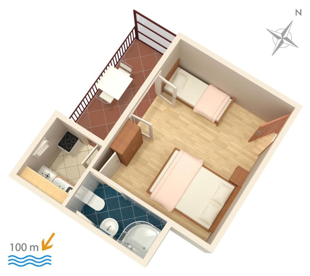 Apartments By The Sea Podaca, Makarska - 515 Buitenkant foto