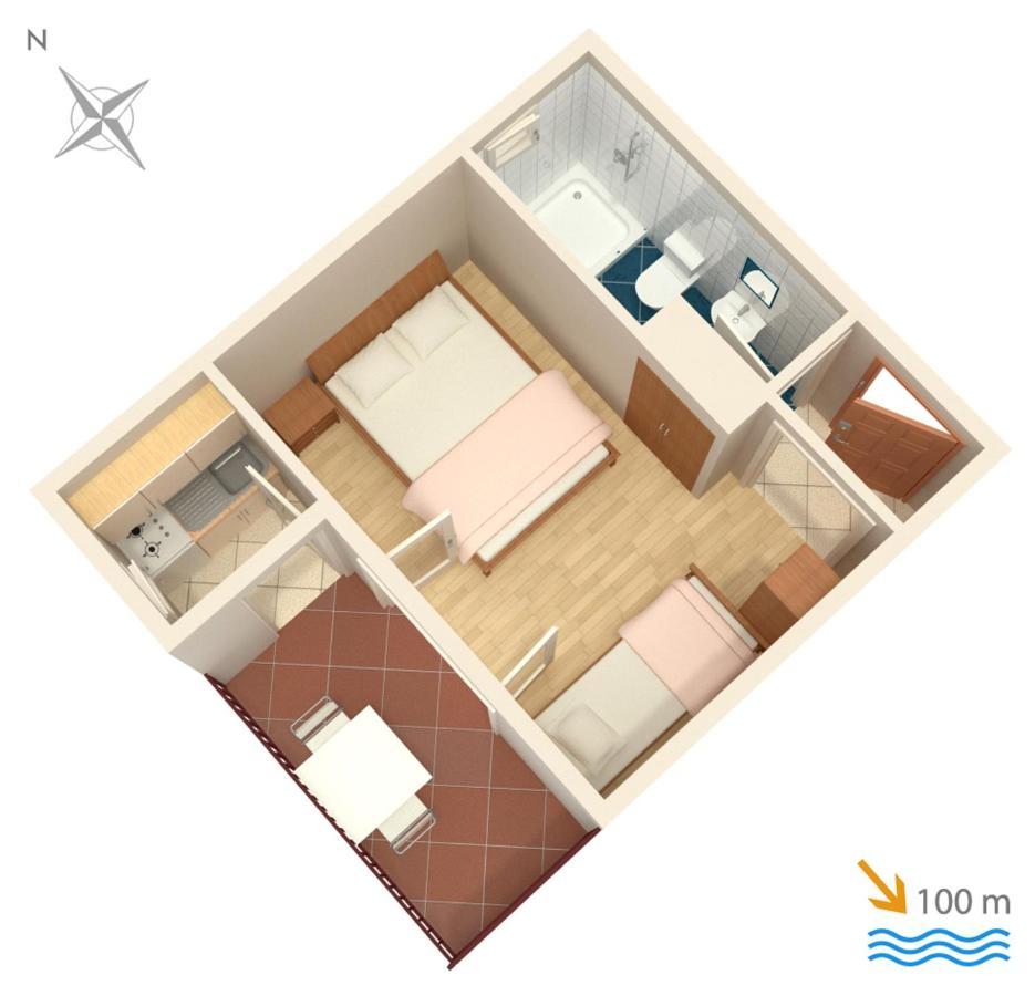 Apartments By The Sea Podaca, Makarska - 515 Buitenkant foto